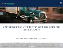 Tablet Screenshot of kings-eagle.com